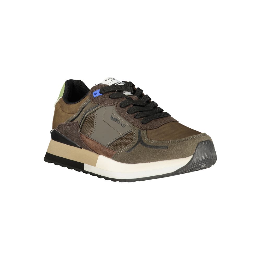 Gas Marrone Poliuretano Men Sneaker - Image 2